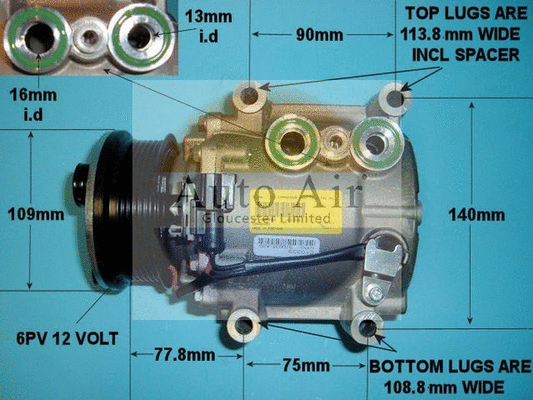 Compressor, air conditioning (14-1004)