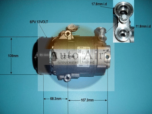 Compressor, air conditioning (14-9664)