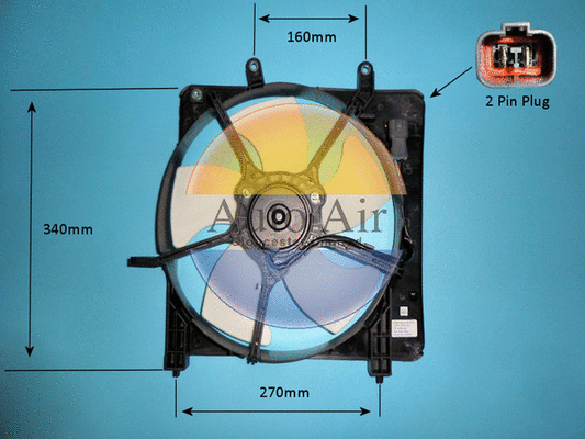 Electric Motor, radiator fan (05-1413)