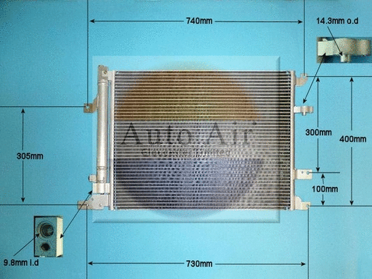 Condenser, air conditioning (16-6552)