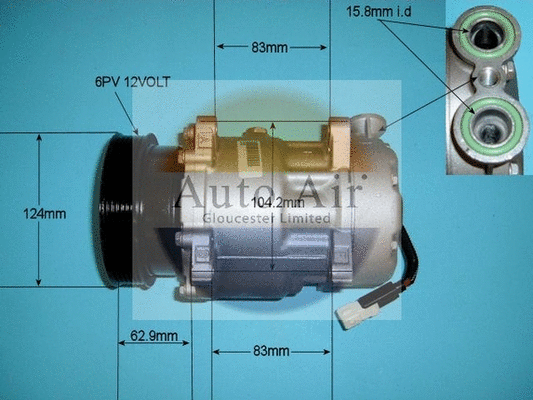 Compressor, air conditioning (14-7484R)