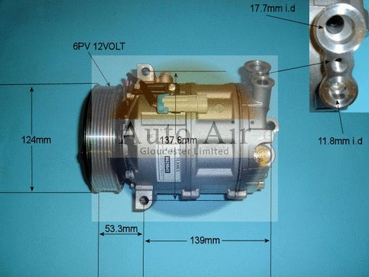 Compressor, air conditioning (14-0338R)