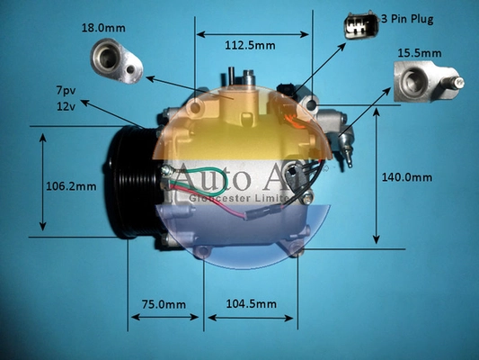 Compressor, air conditioning (14-3419P)
