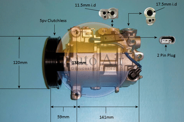 Compressor, air conditioning (14-1816p)