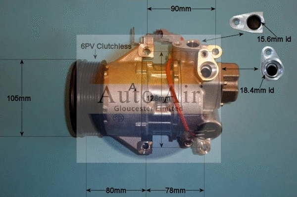 Compressor, air conditioning (14-0055)