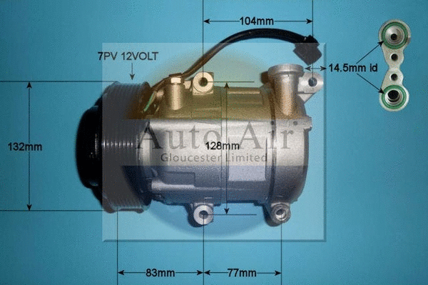 Compressor, air conditioning (14-0321P)