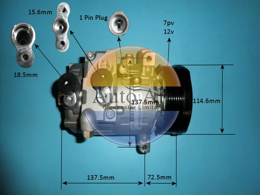 Compressor, air conditioning (14-2065)