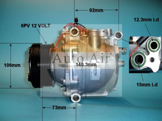 Compressor, air conditioning (14-1218)