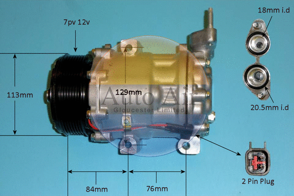 Compressor, air conditioning (14-1834P)
