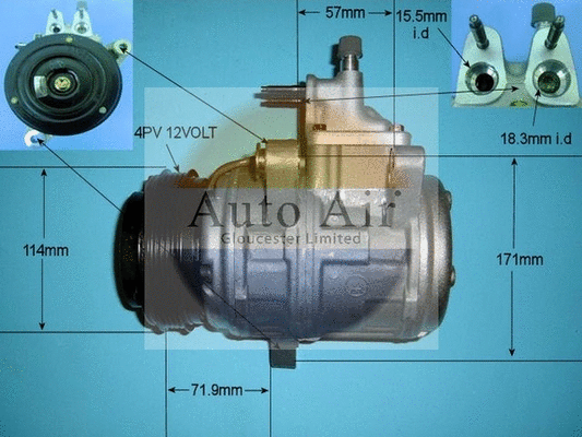 Compressor, air conditioning (14-8161R)