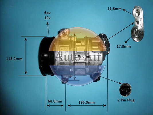 Compressor, air conditioning (14-4904)