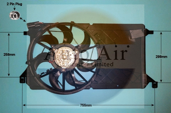 Electric Motor, radiator fan (05-1271)