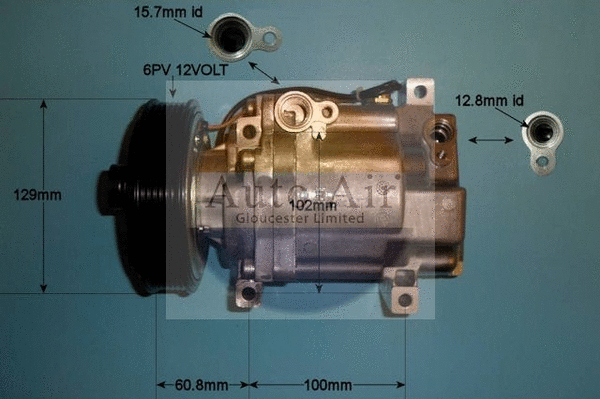 Compressor, air conditioning (14-0080P)