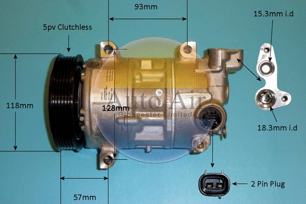 Compressor, air conditioning (14-1069)