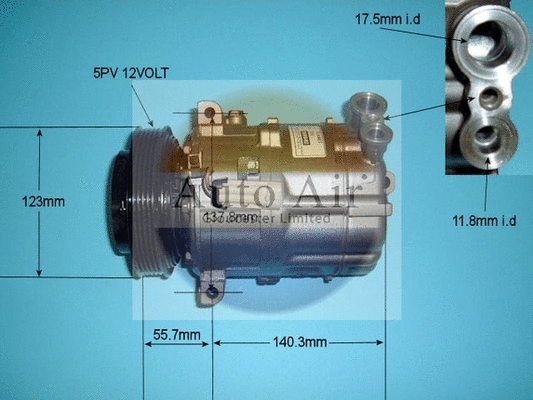 Compressor, air conditioning (14-0335R)