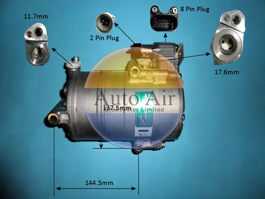 Compressor, air conditioning (14-0811)