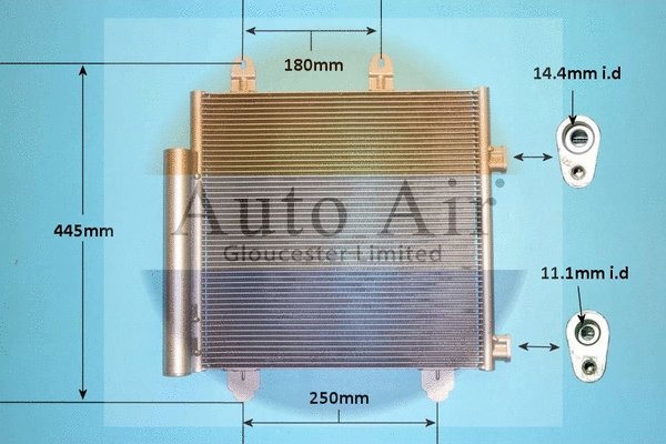 Condenser, air conditioning (16-2070)