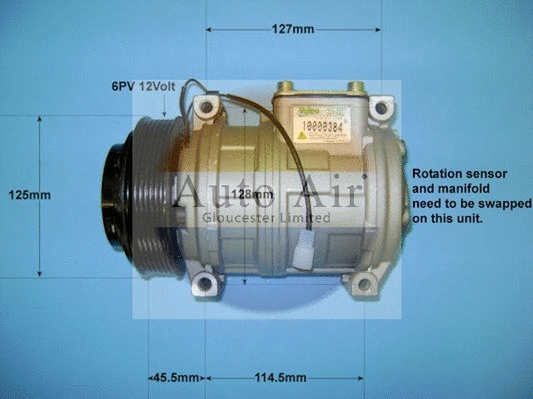 Compressor, air conditioning (14-6254P)