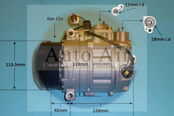 Compressor, air conditioning (14-1282P)
