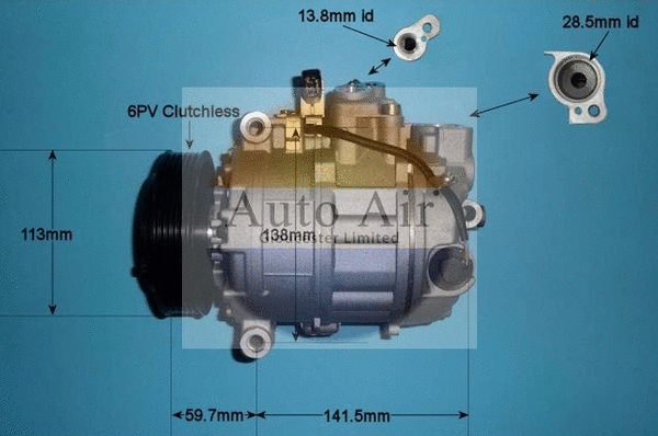 Compressor, air conditioning (14-9652P)