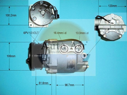 Compressor, air conditioning (14-9662P)