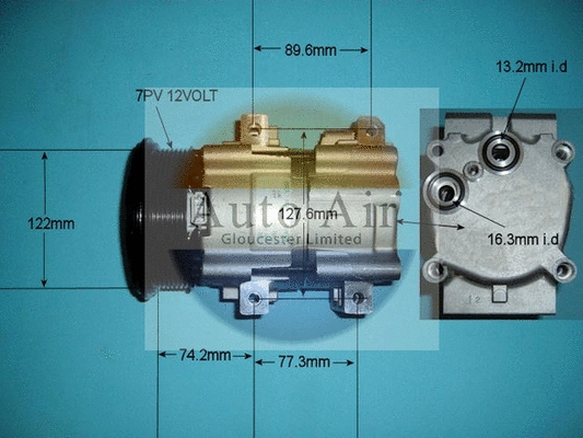 Compressor, air conditioning (14-8124)