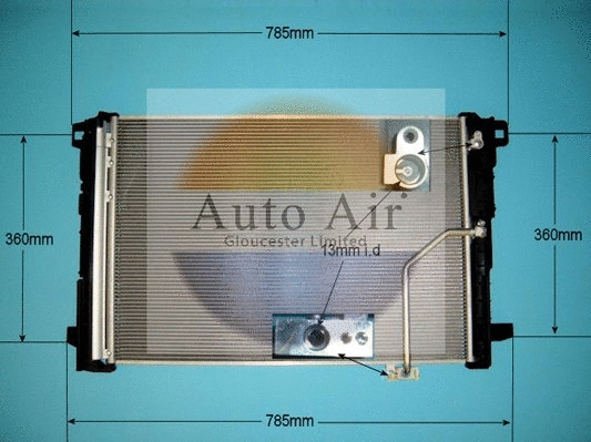 Condenser, air conditioning (16-9937)