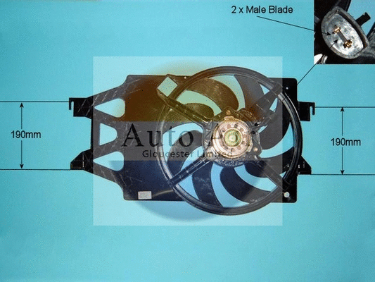 Electric Motor, radiator fan (05-1135)