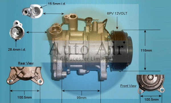 Compressor, air conditioning (14-0089P)