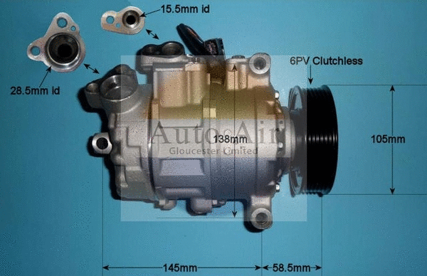 Compressor, air conditioning (14-9657P)