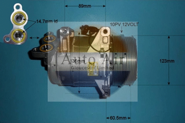 Compressor, air conditioning (14-1000)