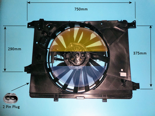 Electric Motor, radiator fan (05-1022)