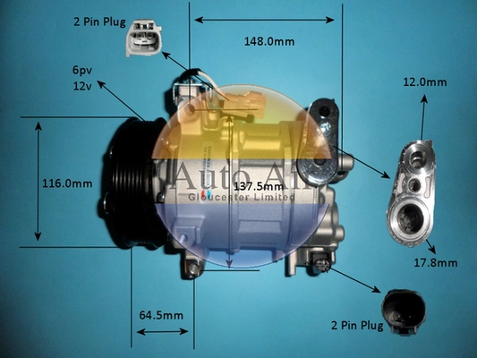 Compressor, air conditioning (14-8724P)