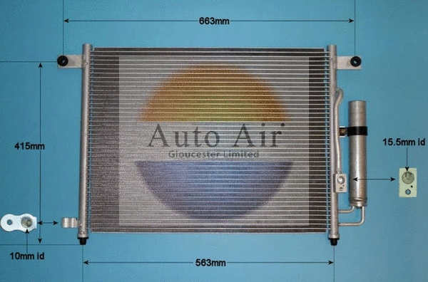 Condenser, air conditioning (16-2050)