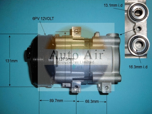 Compressor, air conditioning (14-8145)
