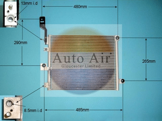 Condenser, air conditioning (16-1362)