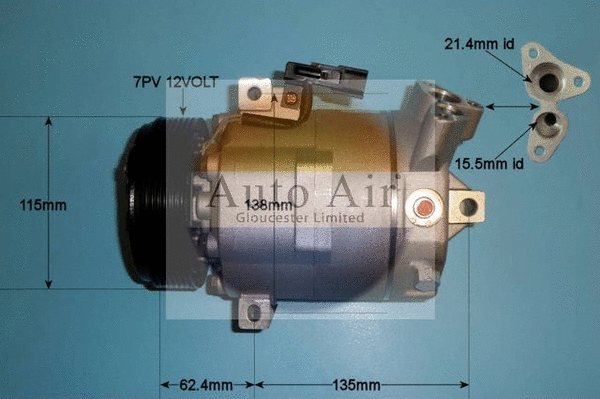 Compressor, air conditioning (14-9731P)
