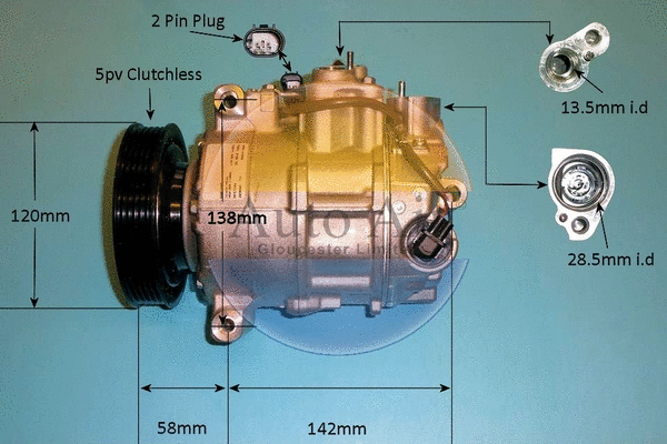 Compressor, air conditioning (14-1278)