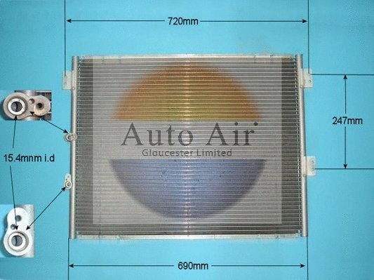 Condenser, air conditioning (16-1350)