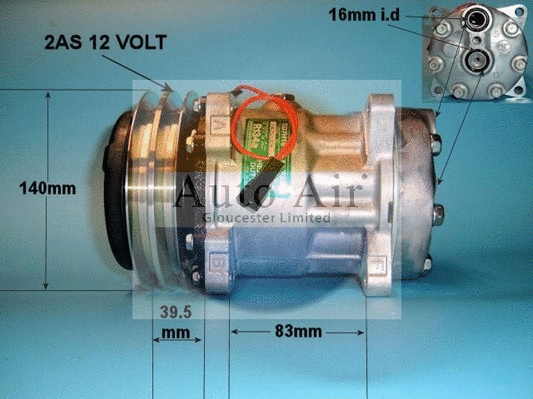 Compressor, air conditioning (14-7952)