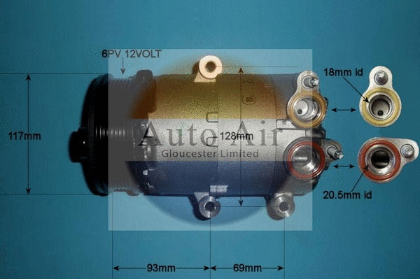 Compressor, air conditioning (14-1138)