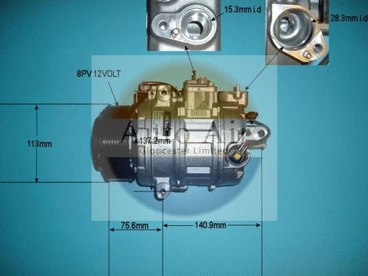 Compressor, air conditioning (14-9754)