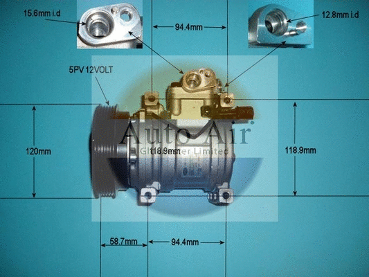 Compressor, air conditioning (14-9774)