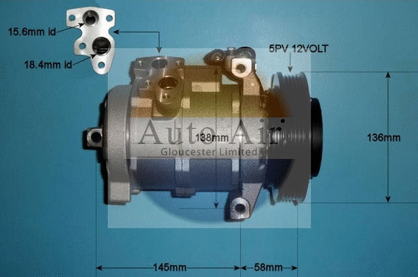 Compressor, air conditioning (14-0183P)