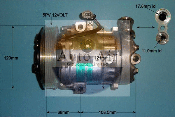Compressor, air conditioning (14-9717)