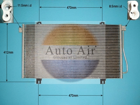 Condenser, air conditioning (16-1089)