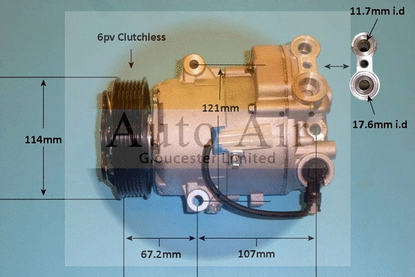 Compressor, air conditioning (14-1016P)