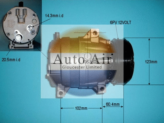 Compressor, air conditioning (14-1101R)
