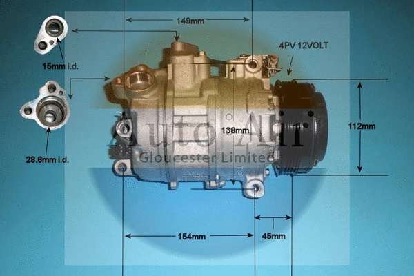 Compressor, air conditioning (14-9767P)