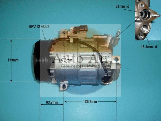 Compressor, air conditioning (14-1042)